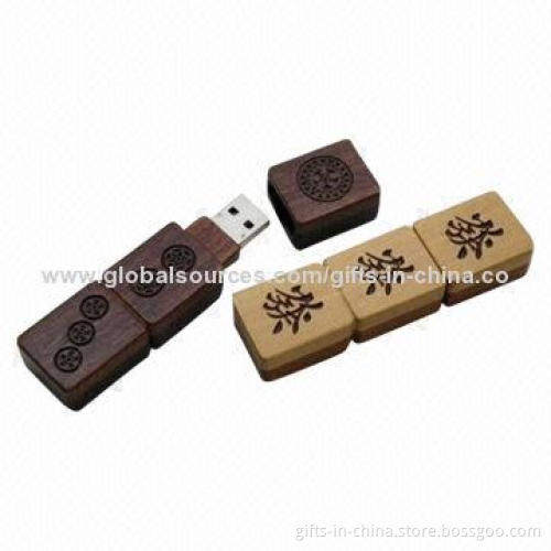 Wooden 8GB USB Flash Drives, Customized Imprinted Logos and PayPal Payment Welcomed